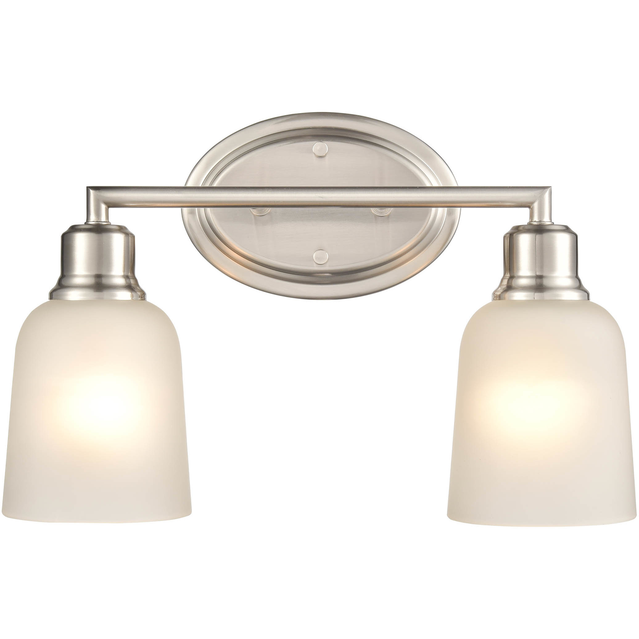 Amberle 2 Light 15.25 inch Brushed Nickel Bathroom Vanity Light Wall Light